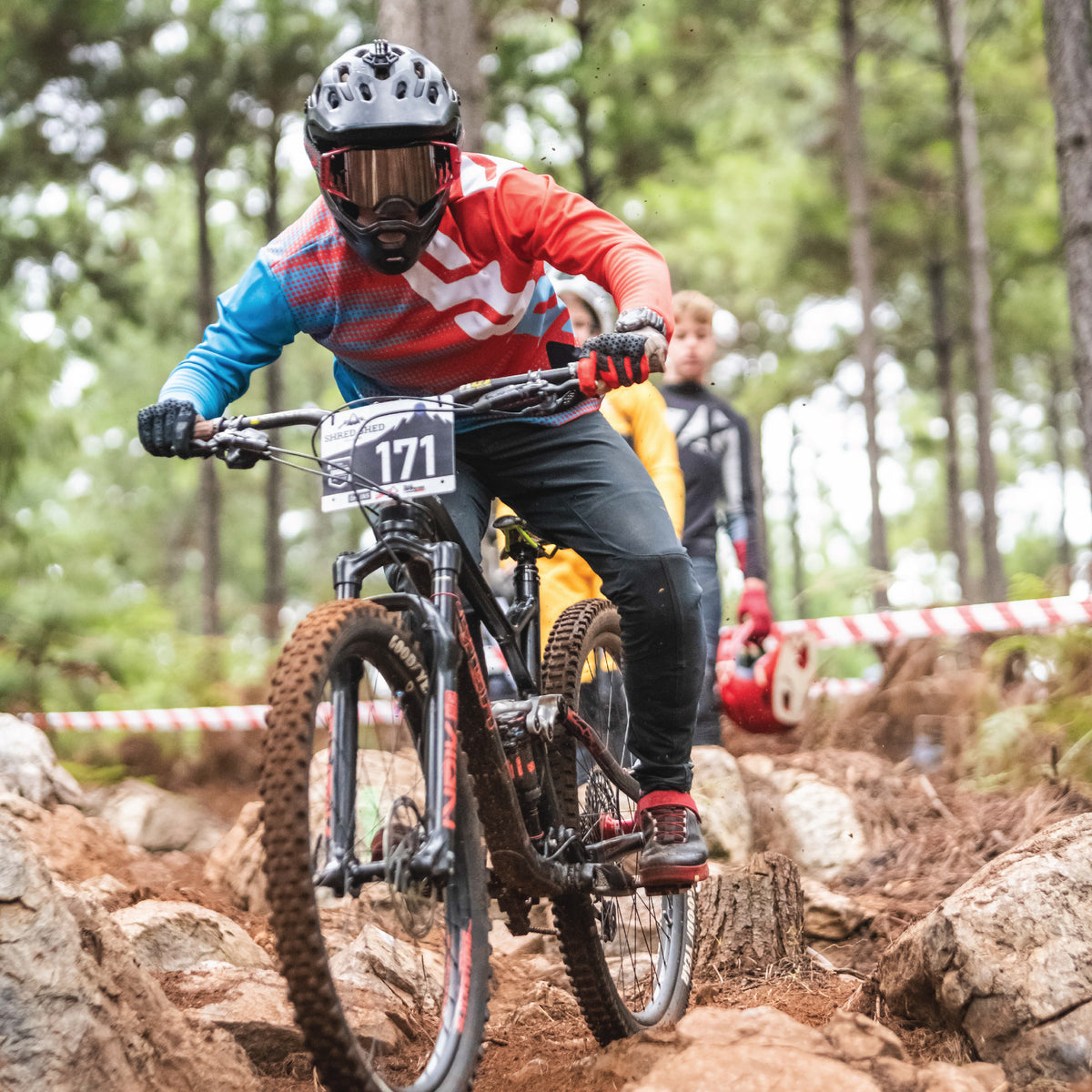 BLUE TO ORANGE FADE - SLICKSTOKE RACE SHIRT